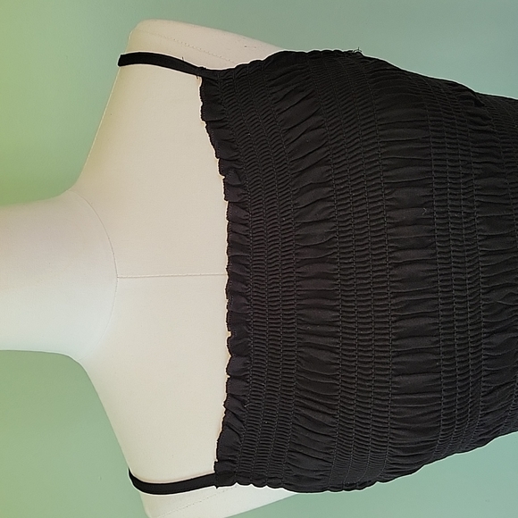 H&M Black Fitted Midi Dress - Picture 5 of 9